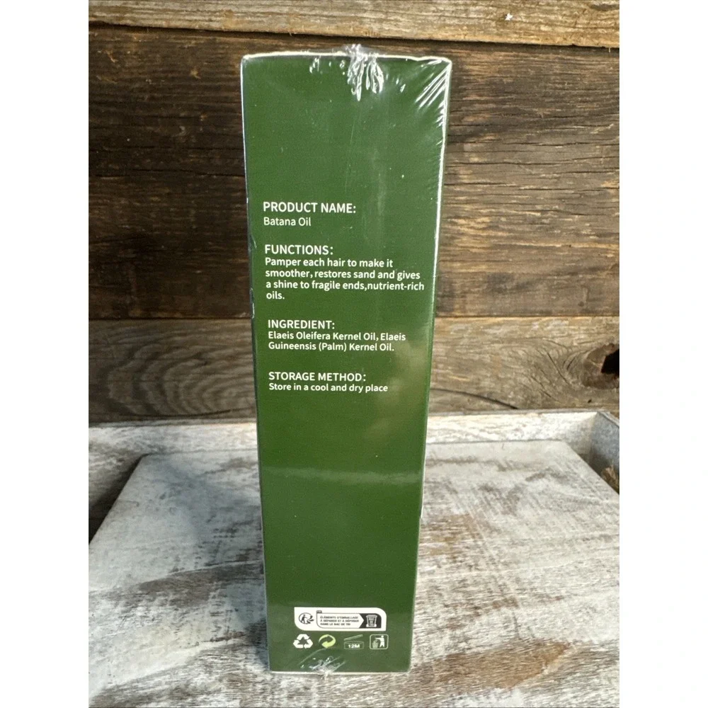 Batana Oil For Hair, Eyelashes, Eyebrows 4.06 Fl Oz NIB‎ | MSRP = $18
